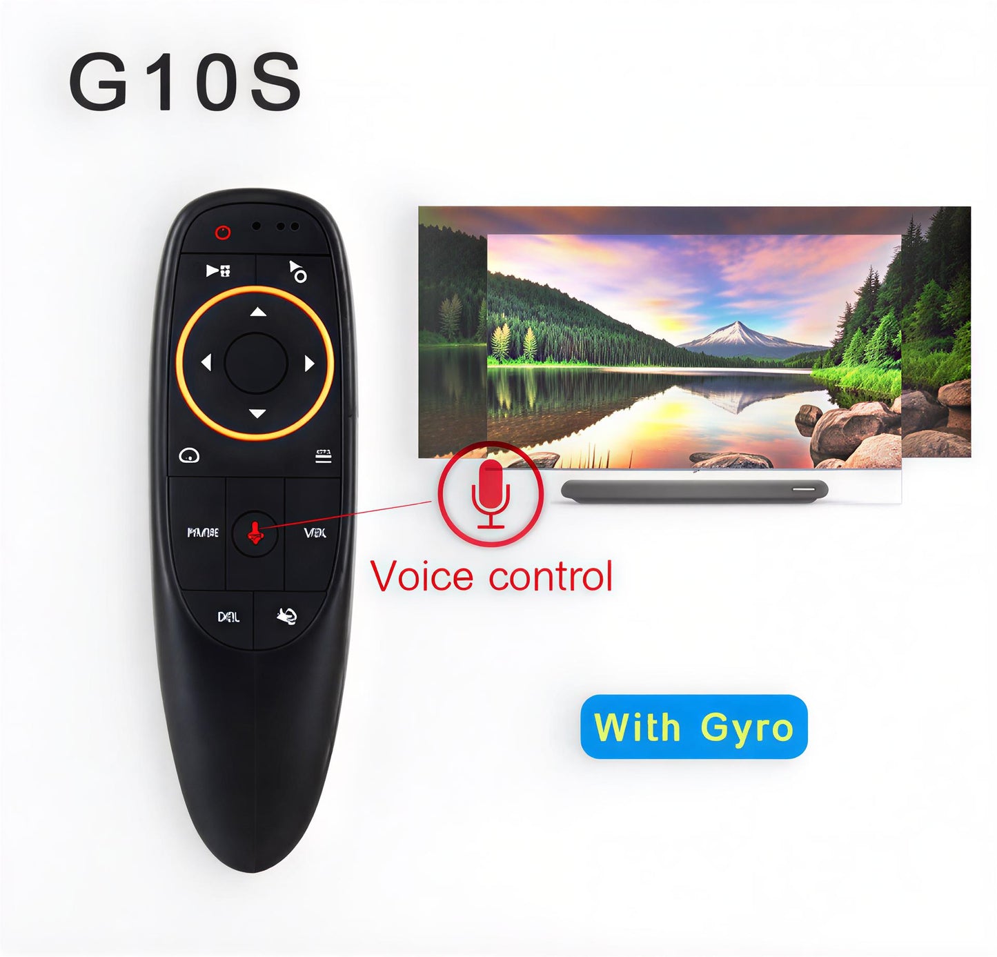 AIR MOUSE G10S WITH VOICE CONTROL FEATURE.